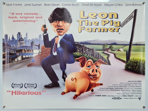 Leon The Pig Farmer - 1992 - Original UK Quad