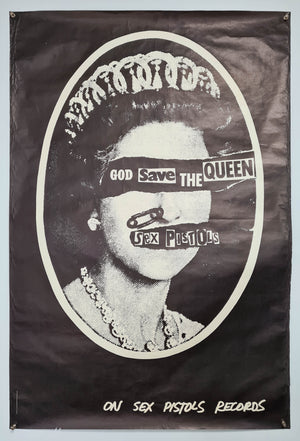 Sex Pistols - God Save The Queen - 1977 - Original French Poster