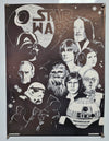 Star Wars - Robin Wood Artwork - Black and White - 1977 - Original Poster