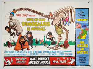 One of Our Dinosaurs is Missing - Triple Bill - 1975 - Original UK Quad