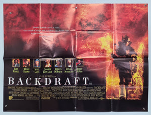 Backdraft - 1991 - Original UK Quad