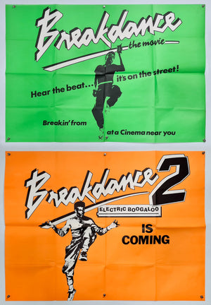 Breakdance and Breakdance 2: Electric Boogaloo Teaser - Set of 2 - Original UK Quad