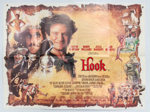 Hook - 1991 - Original UK Quad