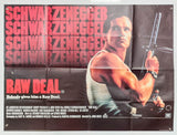 Raw Deal - 1986 - Original UK Quad