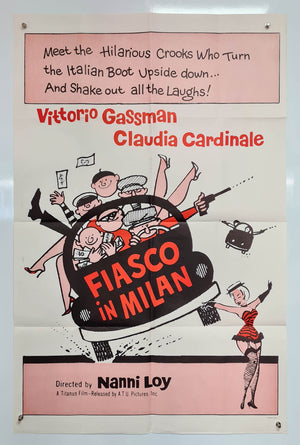 Fiasco in Milan - 1959 - Original US One Sheet