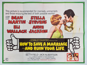 How to Save a Marriage... And Ruin Your Life - 1968 - Original UK Quad