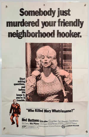 Who killed Mary What's ’er Name? - 1971 - Original US One Sheet