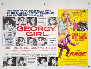 Georgy Girl - Rage - Double Poster - 1966 - Original UK Quad