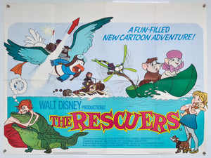 The Rescuers - 1977 - Original UK Quad