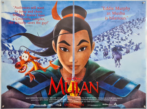 Mulan - 1998 - Original UK Quad