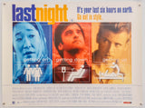 Last Night - 1998 - Original UK Quad