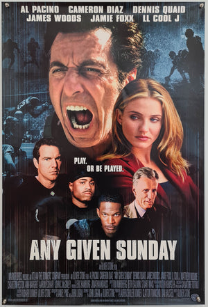 Any Given Sunday - 1999 - Original English One Sheet