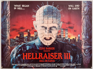 Hellraiser 3: Hell on Earth - 1992 - Original UK Quad