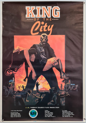 King of the City (Club Life - 1986 - Original English One Sheet