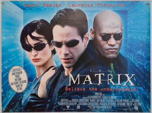 The Matrix - 1999 - Original UK Quad