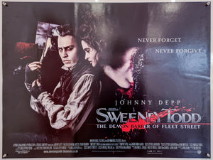 Sweeney Todd: The Demon Barber of Fleet Street - 2007 - Original UK Quad