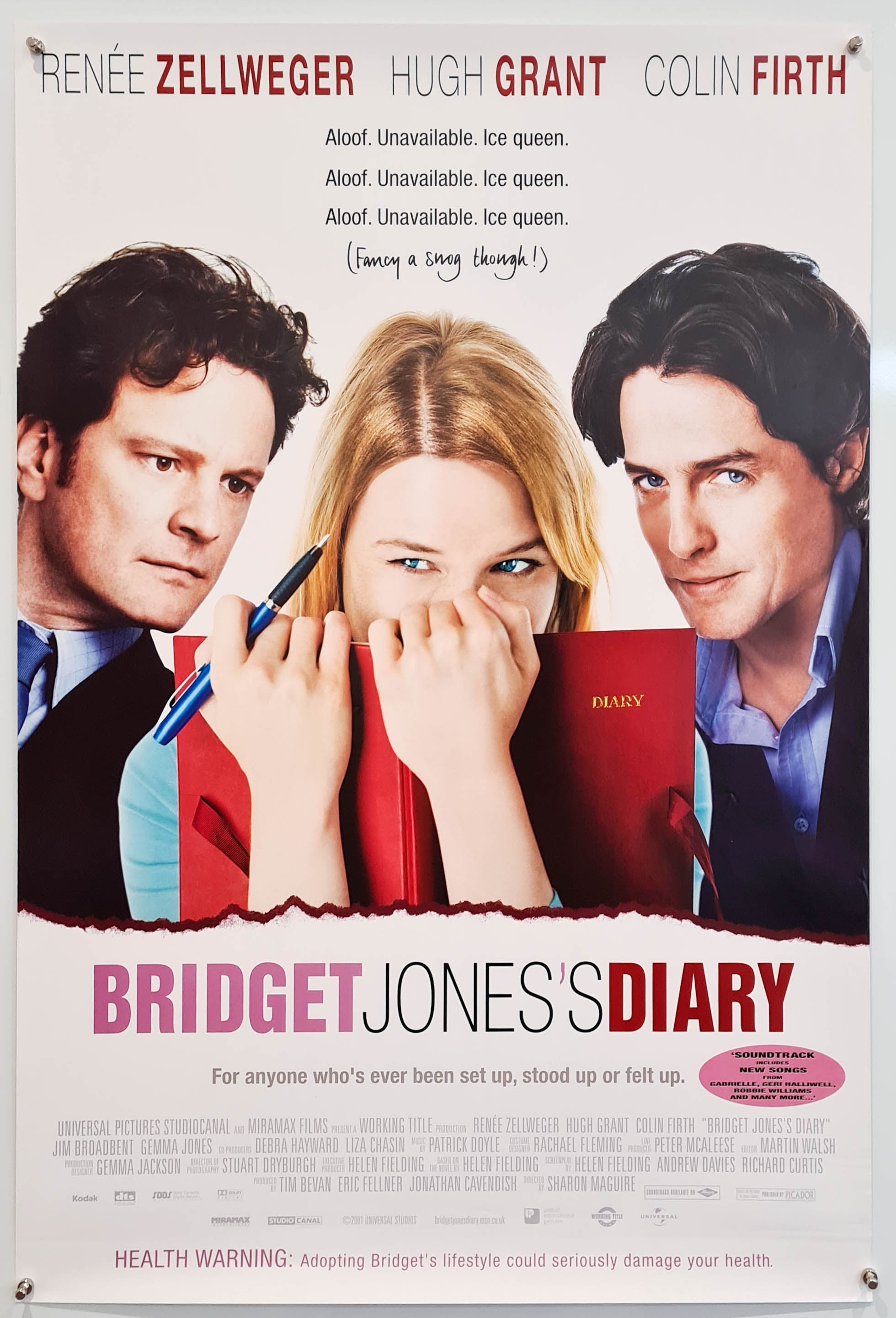 Bridget Jones's Diary 2001 Original English One Sheet – Poster
