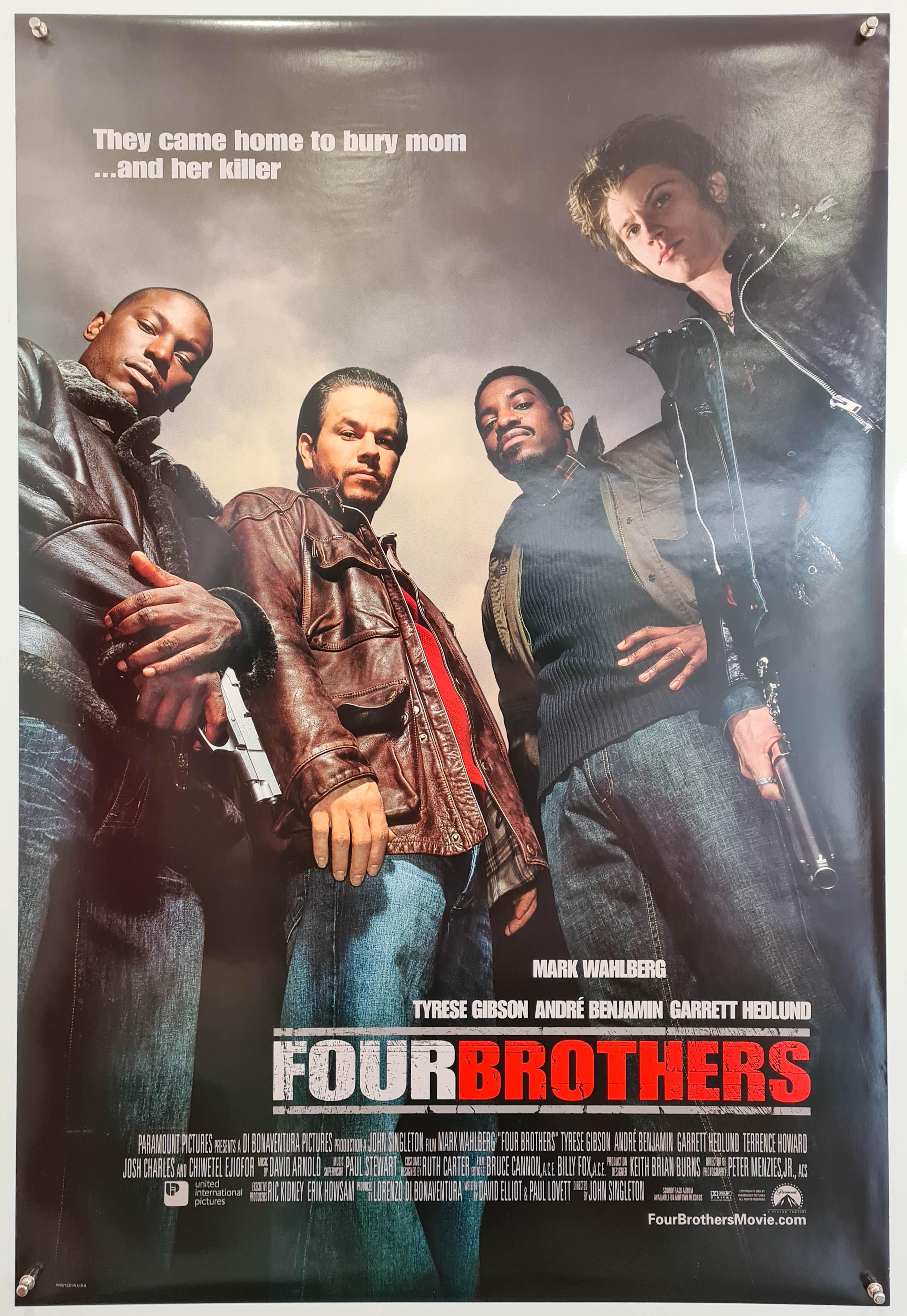 Four Brothers Movie Poster Original Remake Sons Of Katie Elder And four-brothers-movie-poster-original-remake-sons-of-katie-elder-and