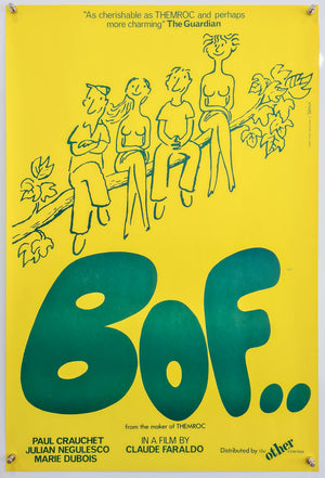 Bof (Who Cares: Anatomy of a Delivery Boy) - 1971 - Original Poster