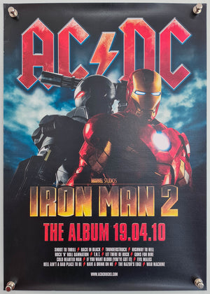 AC DC - Iron Man 2 - Original Promo Poster