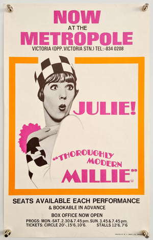 Thoroughly Modern Millie - 1967 - Original Theatre Poster