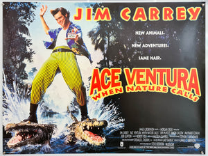 Ace Ventura: When Nature Calls - 1995 - Original UK QUad