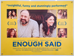 Enough Said - 2013 - Original UK Quad