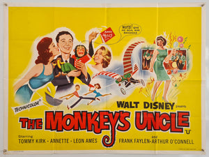 The Monkey’s Uncle - 1965 - Original UK Quad