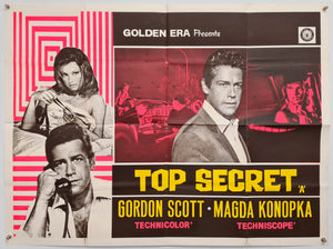 Top Secret - 1967 - Original UK Quad