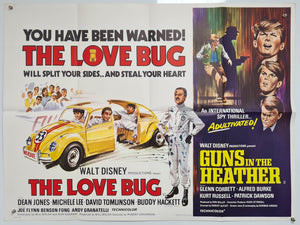 The Love Bug - Guns in the heather - 1968 UK Quad Double Bill