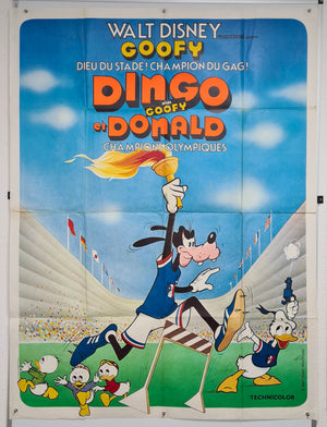 Superstar Goofy - Dingo (Goofy) el Donald - 1980 - Original French Grande