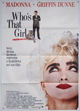 Who’s That Girl - 1987 - Original Italian 2 Fogli
