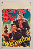 Our Relations - C’est Donc Ton Frère - Laurel and Hardy - 1950s Re-release - Original Belgian Poster
