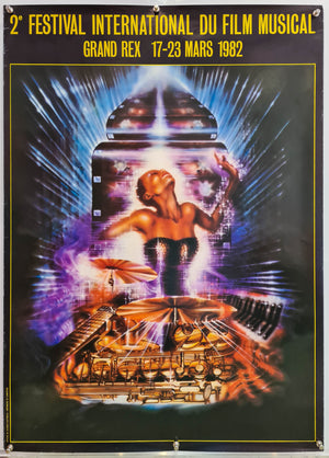 Paris Musical Film Festival - Original 1982 Promo Poster