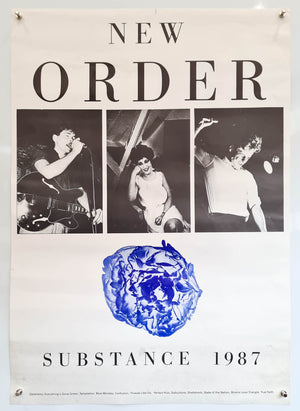 New Order - Substance 1987 Commercial Poster