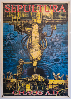 Sepultura - Chaos A.D. - 1993 - Commercial Poster