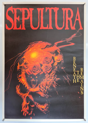 Sepultura - Beneath the Remains 1989 Commercial Poster