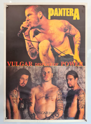 Pantera - Vulgar Display of Power 1992 Commercial Poster
