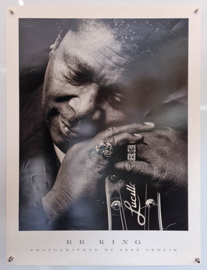 BB King - Photographed by Jeff Sedlik Exhibition Poster