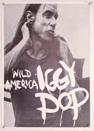 Iggy Pop - Wild America - 1990s - Commercial Poster