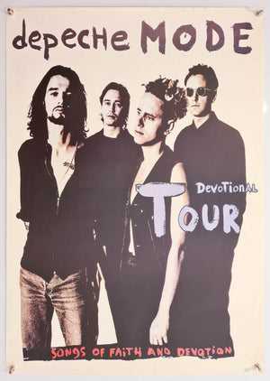 Depeche Mode - 1993 Devotional Tour Commercial Poster