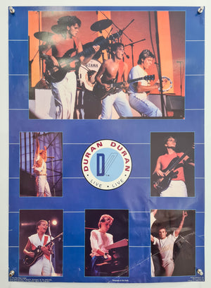 Duran Duran - Live - 1984 - Original Poster