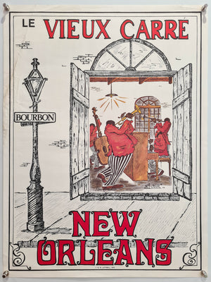 Le Vieux Carre - New Orleans - 1978 - Original Print