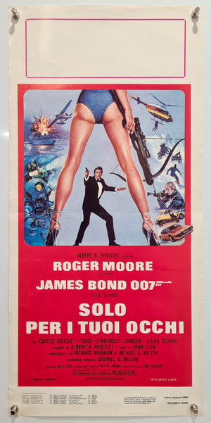 James Bond: 007 - For Your Eyes Only - 1981 - Original Italian Locandina