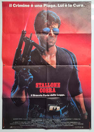 Cobra - 1986 - Original Italian 2 Fogli