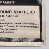 The Jam - Bingley Hall - 1982 - Original Tour Poster
