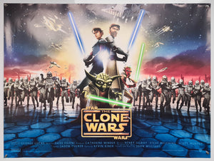 Clone Wars - Original 2008 UK Quad Poster