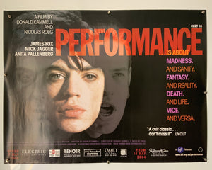 Performance - Original 2004 BFI Release UK Quad Poster