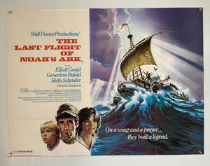 The last Flight of Noah's Ark - Original 1980 UK Quad
