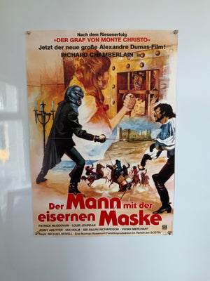The Man in the Iron Mask - Original 1977 German A1 Poster